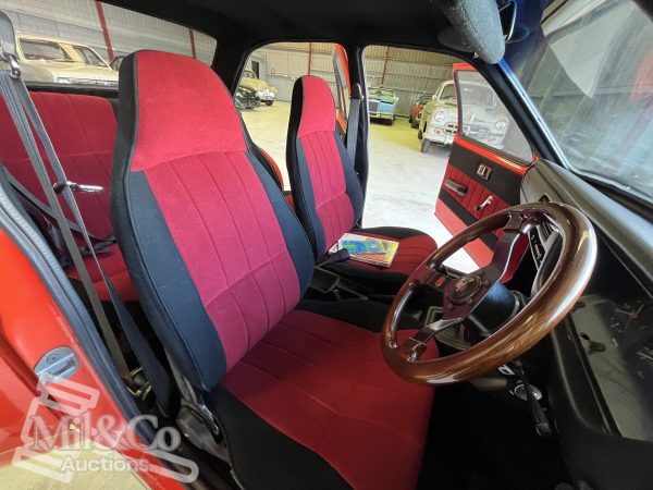 1977 Holden Gemini SL Sedan interior front drivers seat