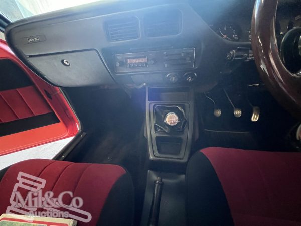 1977 Holden Gemini SL Sedan interior dash and gearstick