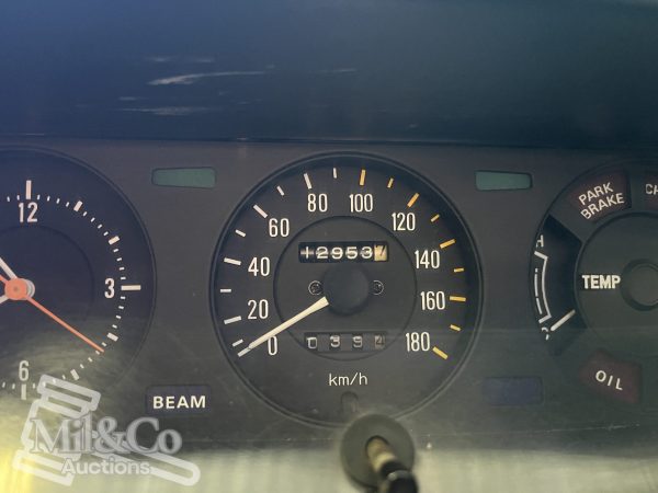 1977 Holden Gemini SL Sedan instrument cluster showing 129537 kilometres