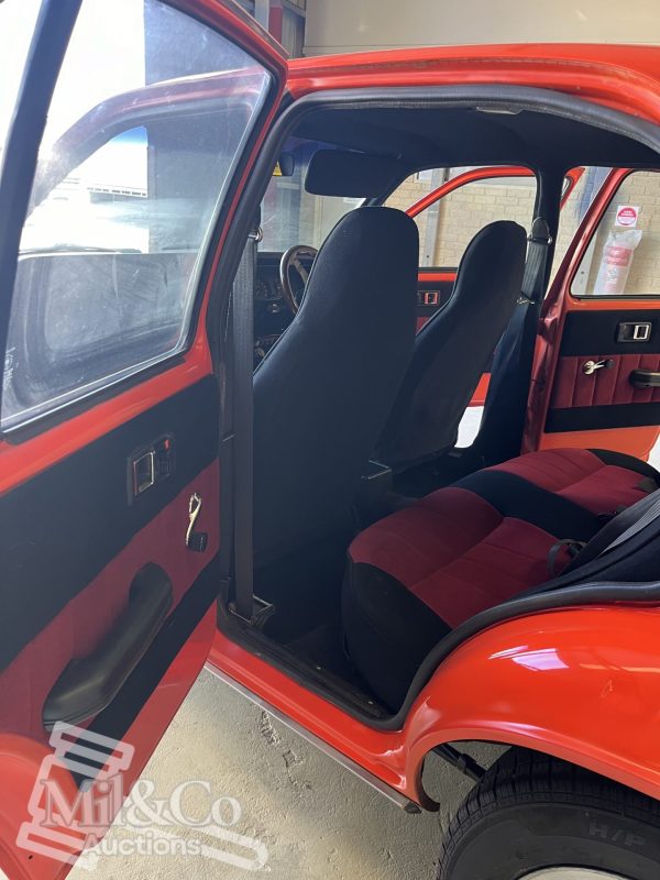 1977 Holden Gemini SL Sedan interior back passenger doorway