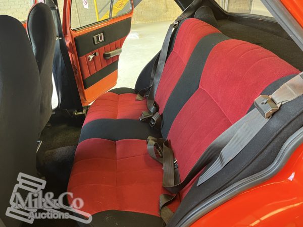 1977 Holden Gemini SL Sedan interior back seat passenger side