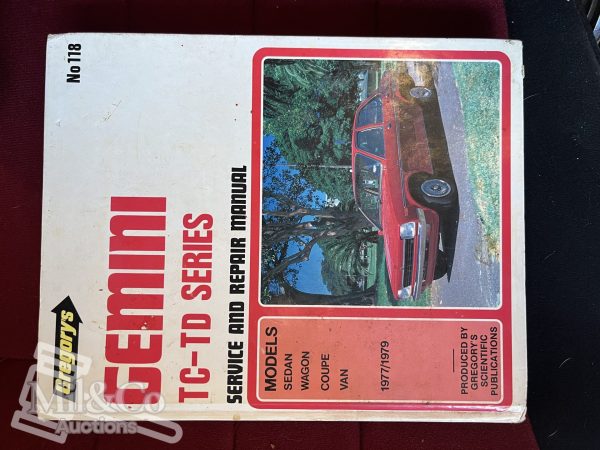 1977 Holden Gemini SL Sedan service and repair manual
