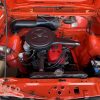 1977 Holden Gemini SL Sedan engine bay front on
